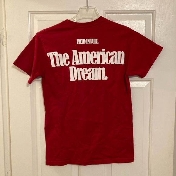 Paid in Full Rico American Dream T Shirt XS Red - Picture 4 of 5
